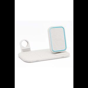 HALO 3-in-1 Wireless Charging Dock w/ Accessories Stone